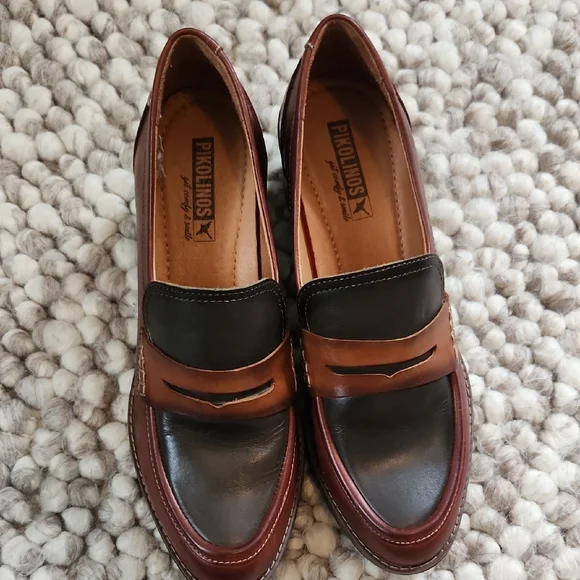 Pikololinos Llanes Loafer Cognac Size 38 Just Bought And Worn Only 2x - Picture 2 of 6